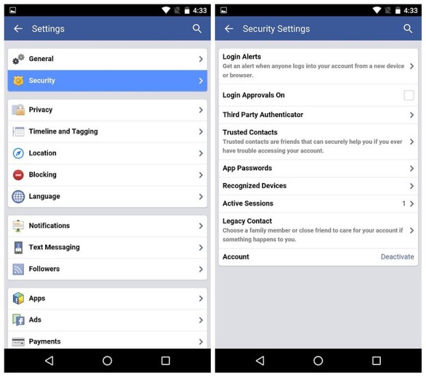 Steps to Delete Facebook Account on Android