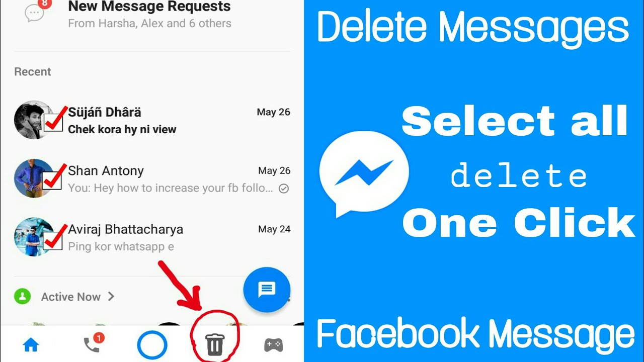 Steps to Delete Message Sent by Mistake in Facebook Messenge