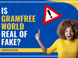 A poster image describing that this is an informative post about Gramfree.world website