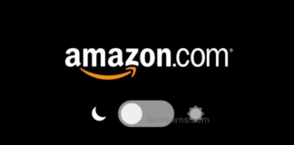 Enable Dark Mode on Amazon Website and Application